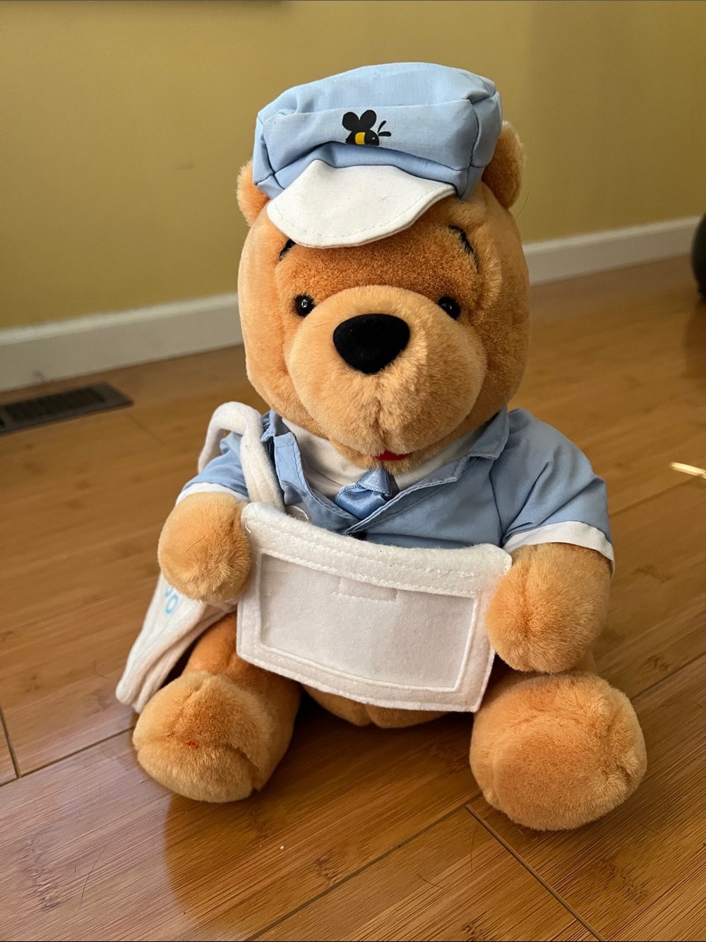 Disney Winnie the Pooh in Light Blue and White